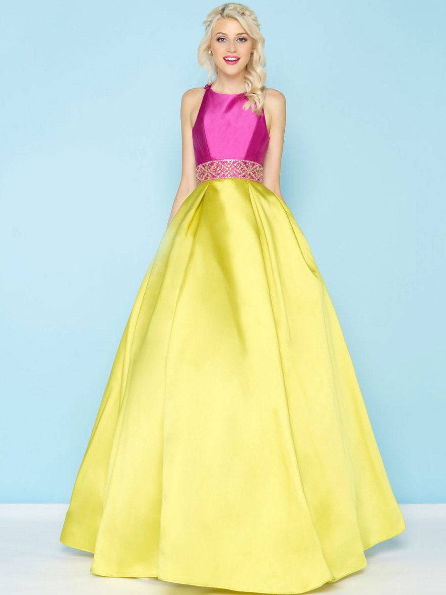 Tropical on sale ball gown